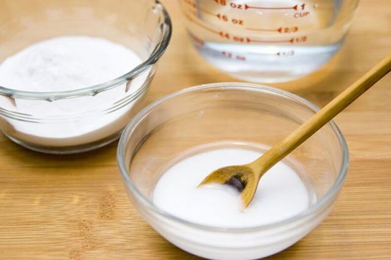 Peeling mit Soda für das Peniswachstum