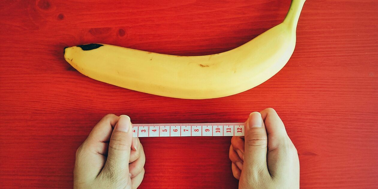 Bananen und Zentimeter